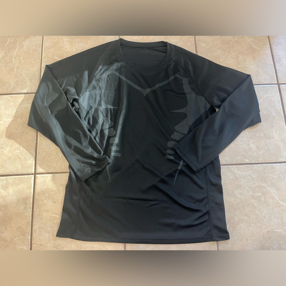 NEW Black Long Sleeve Shirt Mens Size XL